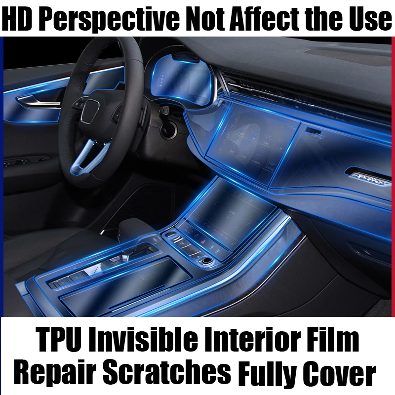 Car Interior Center Console Transparent TPU Protective Film Anti-Scratch Repair Sticker Accessories Refit For Audi Q7 2012-2017
Car Interior Center Console Transparent TPU Protective Film Anti-Scratch Repair Sticker Accessories Refit For Audi Q7 2012-2017