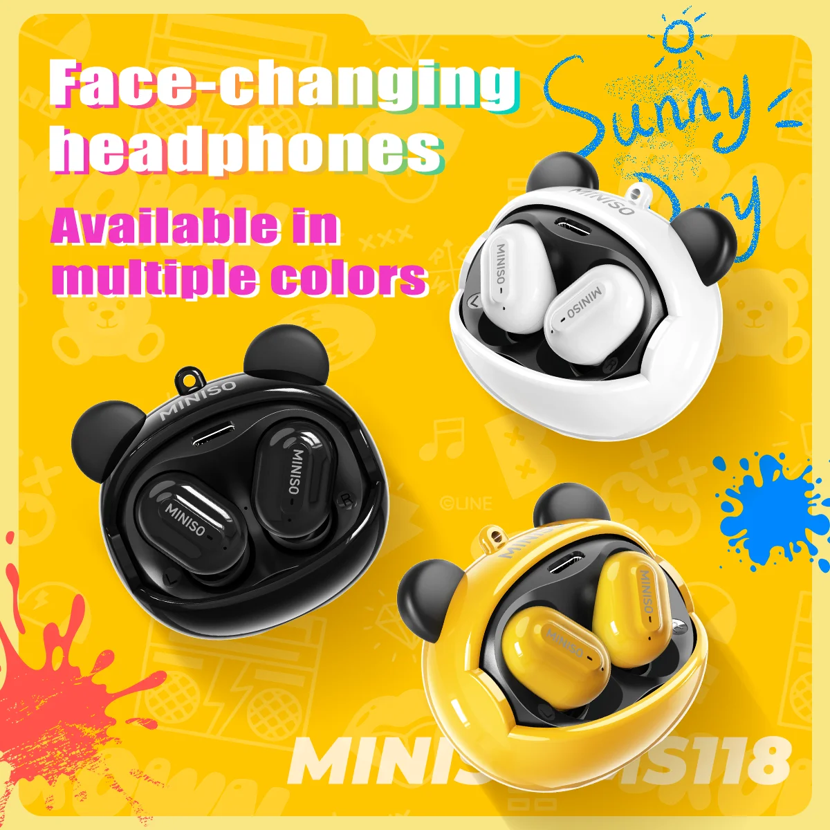 MINISO MS118 Wireless Bluetooth Earbuds Ai Translator Headphones Noise Canceling Earphone Low Latency 50Hrs Playback Playful Fun
MINISO MS118 Wireless Bluetooth Earbuds Ai Translator Headphones Noise Canceling Earphone Low Latency 50Hrs Playback Playful Fun