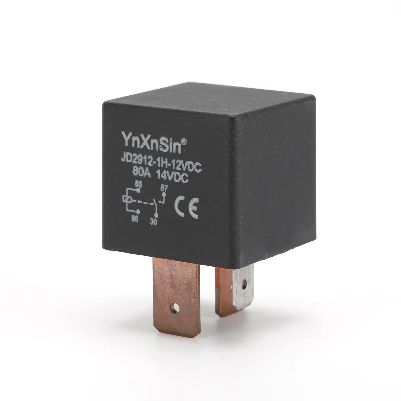 JD2912 Automotive Relay Socket 80A 12V 24V DC SPST Red Copper 4-Pin 5-Pin
JD2912 Automotive Relay Socket 80A 12V 24V DC SPST Red Copper 4-Pin 5-Pin