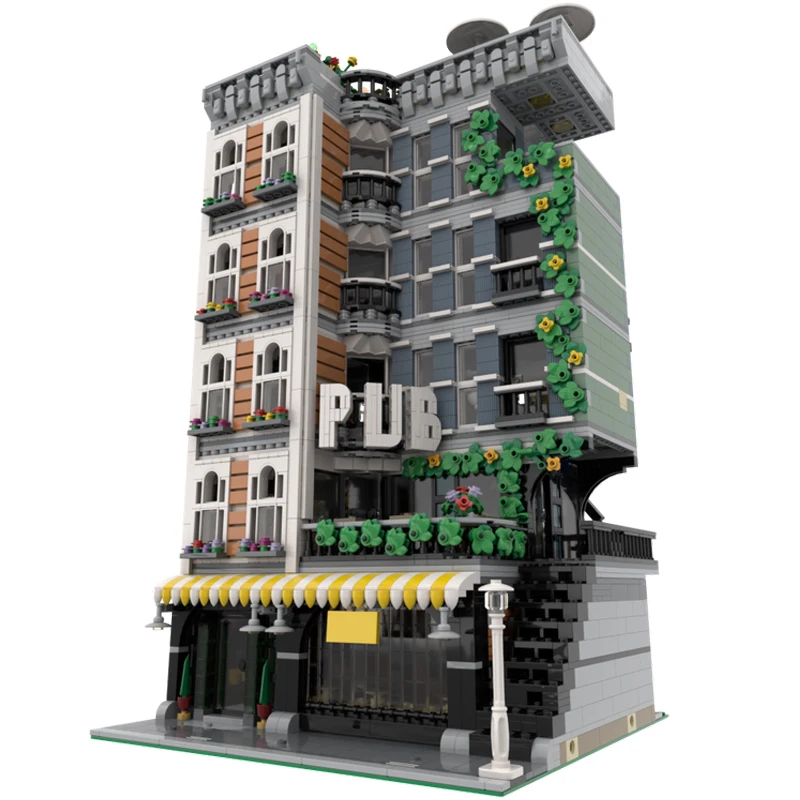 НОВЫЙ 5024 шт., горячая распродажа, вид на улицу, Moc, модульная модель дома PUB, сделай сам, креативные идеи, детские игрушки, подарок на день рождения, строительные блоки
НОВЫЙ 5024 шт., горячая распродажа, вид на улицу, Moc, модульная модель дома PUB, сделай сам, креативные идеи, детские игрушки, подарок на день рождения, строительные блоки