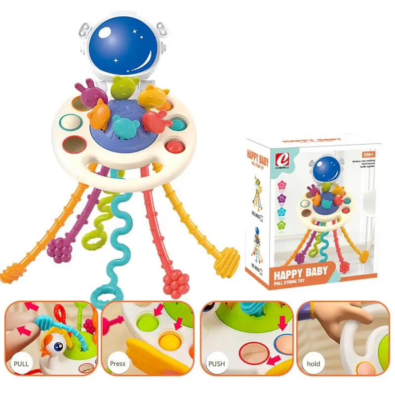 3 In 1 Develop Teething Montessori Sensory Toys Baby Toy Pull String Travel Toys 1-3 Years Silicone Pull String Educational Toys
3 In 1 Develop Teething Montessori Sensory Toys Baby Toy Pull String Travel Toys 1-3 Years Silicone Pull String Educational Toys