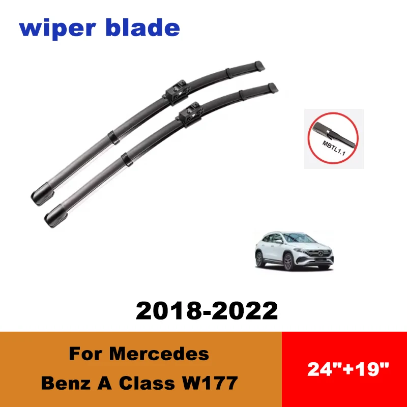 For Mercedes Benz A Class W177 2018-2022 car front wiper blades silent wiper blades soft rubber windshield wipers accessories
For Mercedes Benz A Class W177 2018-2022 car front wiper blades silent wiper blades soft rubber windshield wipers accessories