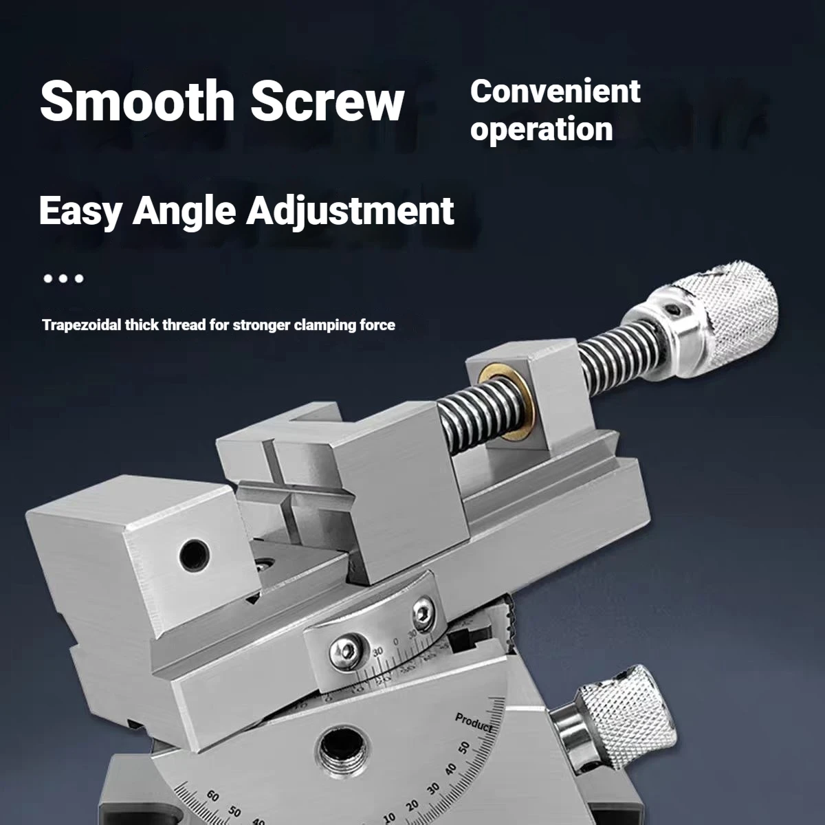 High Precision 2-Inch Universal Grinder Precision Vise Screw Sine Slope Adjustable Angle Screw Tool Precision 0.005mm
High Precision 2-Inch Universal Grinder Precision Vise Screw Sine Slope Adjustable Angle Screw Tool Precision 0.005mm