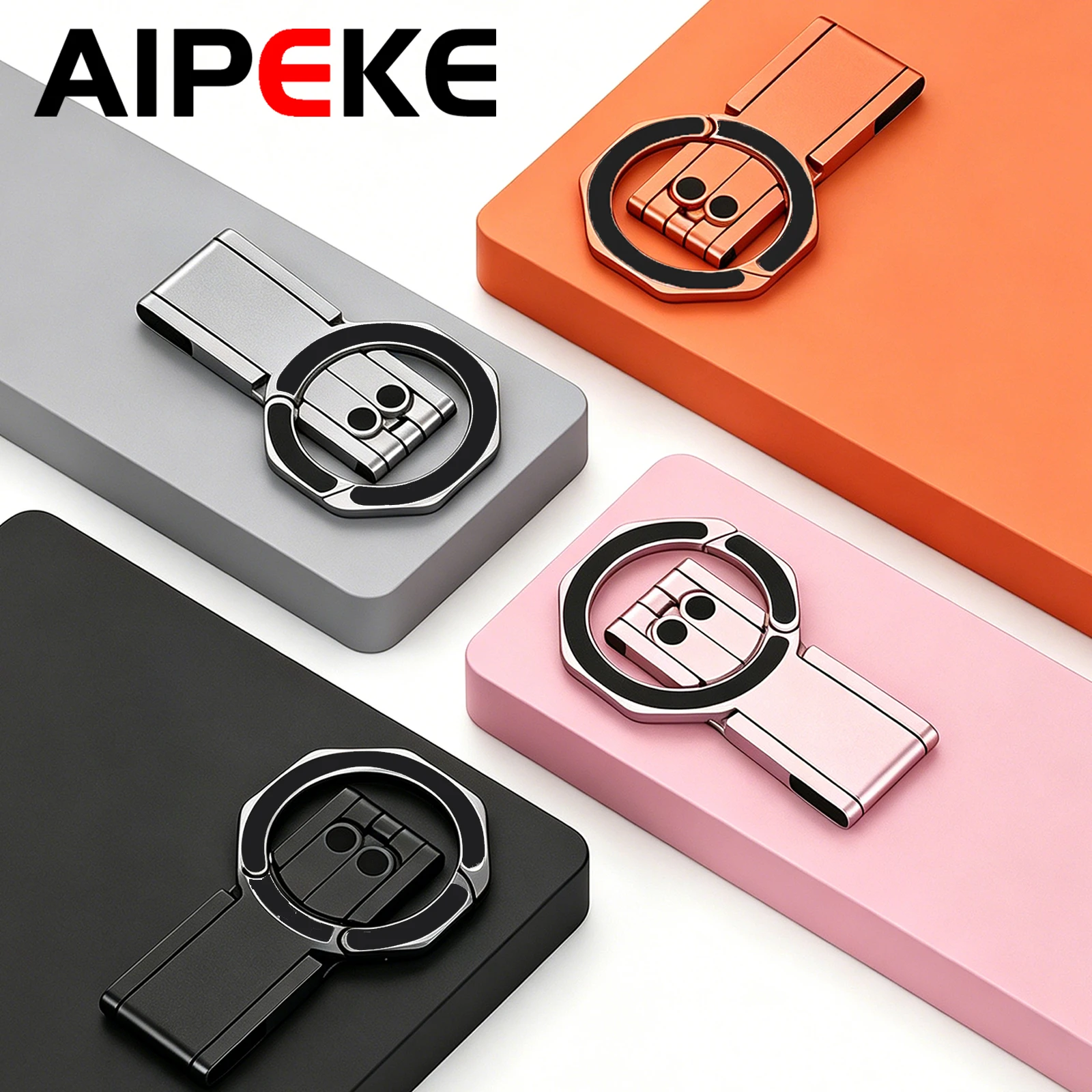 AIPEKE Foldable Magnetic Phone holder Tripod Stand Ultra-Slim Dual-Sided Magnet Alloy phone Holder for magsafe tripod Live Vlog
AIPEKE Foldable Magnetic Phone holder Tripod Stand Ultra-Slim Dual-Sided Magnet Alloy phone Holder for magsafe tripod Live Vlog