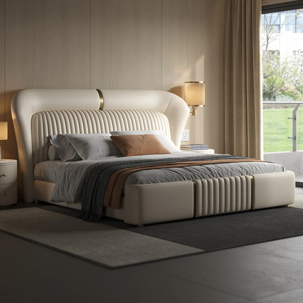 Nordic Bedroom Bed Unique Modern Aesthetic White Queen Bed Storage Multifonction Base De Cama Matrimonial House Accessories
Nordic Bedroom Bed Unique Modern Aesthetic White Queen Bed Storage Multifonction Base De Cama Matrimonial House Accessories