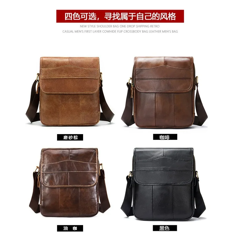 XZAN Genuine Leather Men's Bag Crossbody Bags Retro Man Messenger Bag Male Fashion Shoulder Strap Handbags for Husband Purse
XZAN Genuine Leather Men's Bag Crossbody Bags Retro Man Messenger Bag Male Fashion Shoulder Strap Handbags for Husband Purse