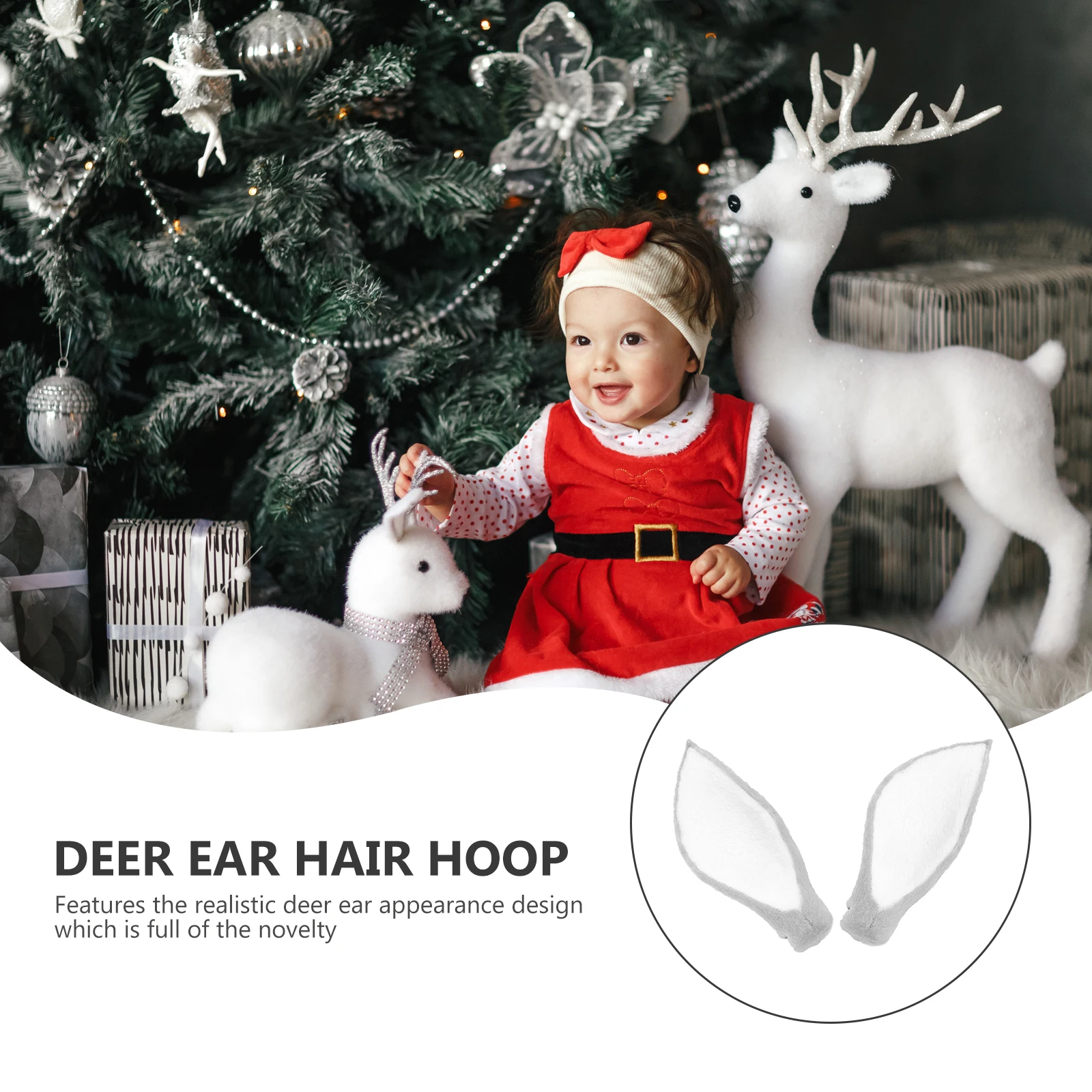 Headdress Deer Ear Realistic Antlers Headband Artificial Reindeer Ears for Kids Grey Cosplay Miss
Headdress Deer Ear Realistic Antlers Headband Artificial Reindeer Ears for Kids Grey Cosplay Miss