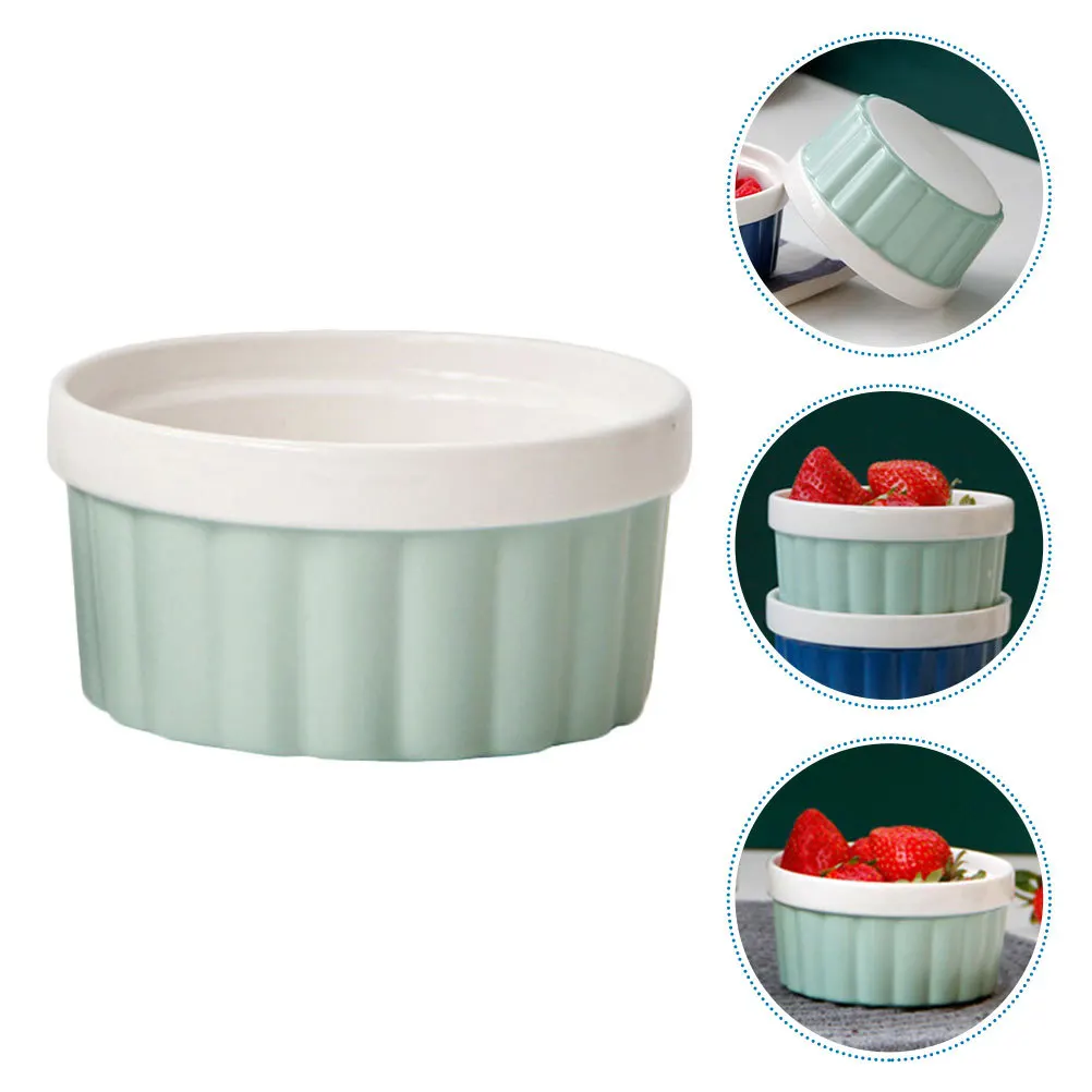 1Pcs Creative Ceramic Baking Bowl Round Kitchen Dessert Pudding Soup Salad Condiments Spices Cooking Essentials
1Pcs Creative Ceramic Baking Bowl Round Kitchen Dessert Pudding Soup Salad Condiments Spices Cooking Essentials