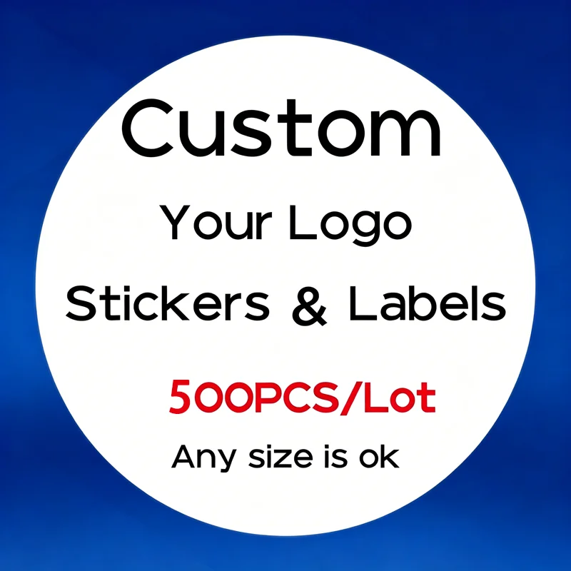 500PCS Custom Sticker Rolls of Waterproof Vinyl Labels, Design and Printing, Bulk Customization of Commercial Self-Adhesive Stic
500PCS Custom Sticker Rolls of Waterproof Vinyl Labels, Design and Printing, Bulk Customization of Commercial Self-Adhesive Stic