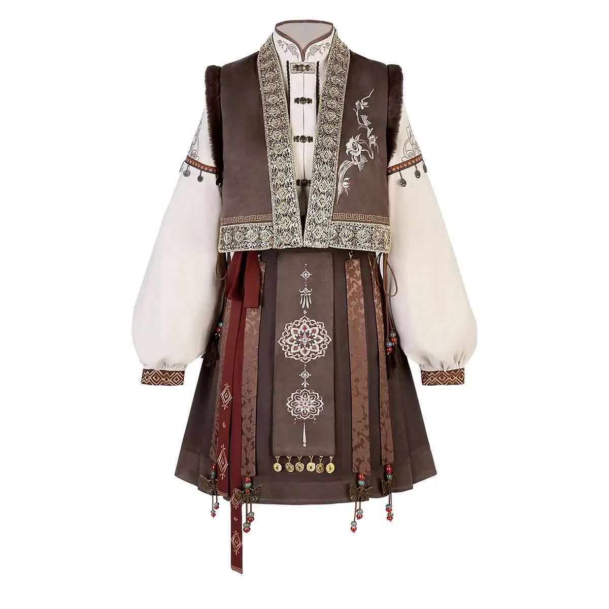 2025 New Chinese Style Waistcoat Tops Skirt Suit Chinese Style Han Elements Fiesta Carnival Halloween Cosplay Hanfu Women
2025 New Chinese Style Waistcoat Tops Skirt Suit Chinese Style Han Elements Fiesta Carnival Halloween Cosplay Hanfu Women