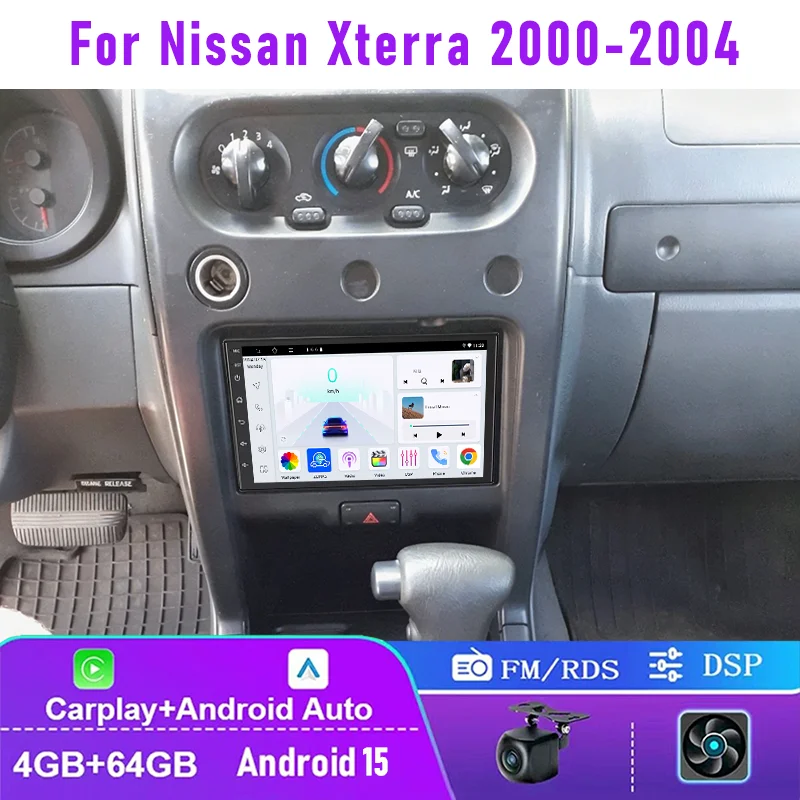 7" 4+64GB For Nissan Xterra 2000-2004 Car Radio Wireless CarPlay Android 15 Auto 2Din Head Unit Steering Wheel Control
7" 4+64GB For Nissan Xterra 2000-2004 Car Radio Wireless CarPlay Android 15 Auto 2Din Head Unit Steering Wheel Control