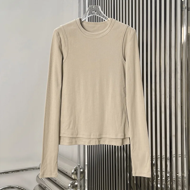 Высококачественная женская рубашка из двух частей с длинными рукавами и простой и модный топ с буквенным принтом 25100985
Высококачественная женская рубашка из двух частей с длинными рукавами и простой и модный топ с буквенным принтом 25100985