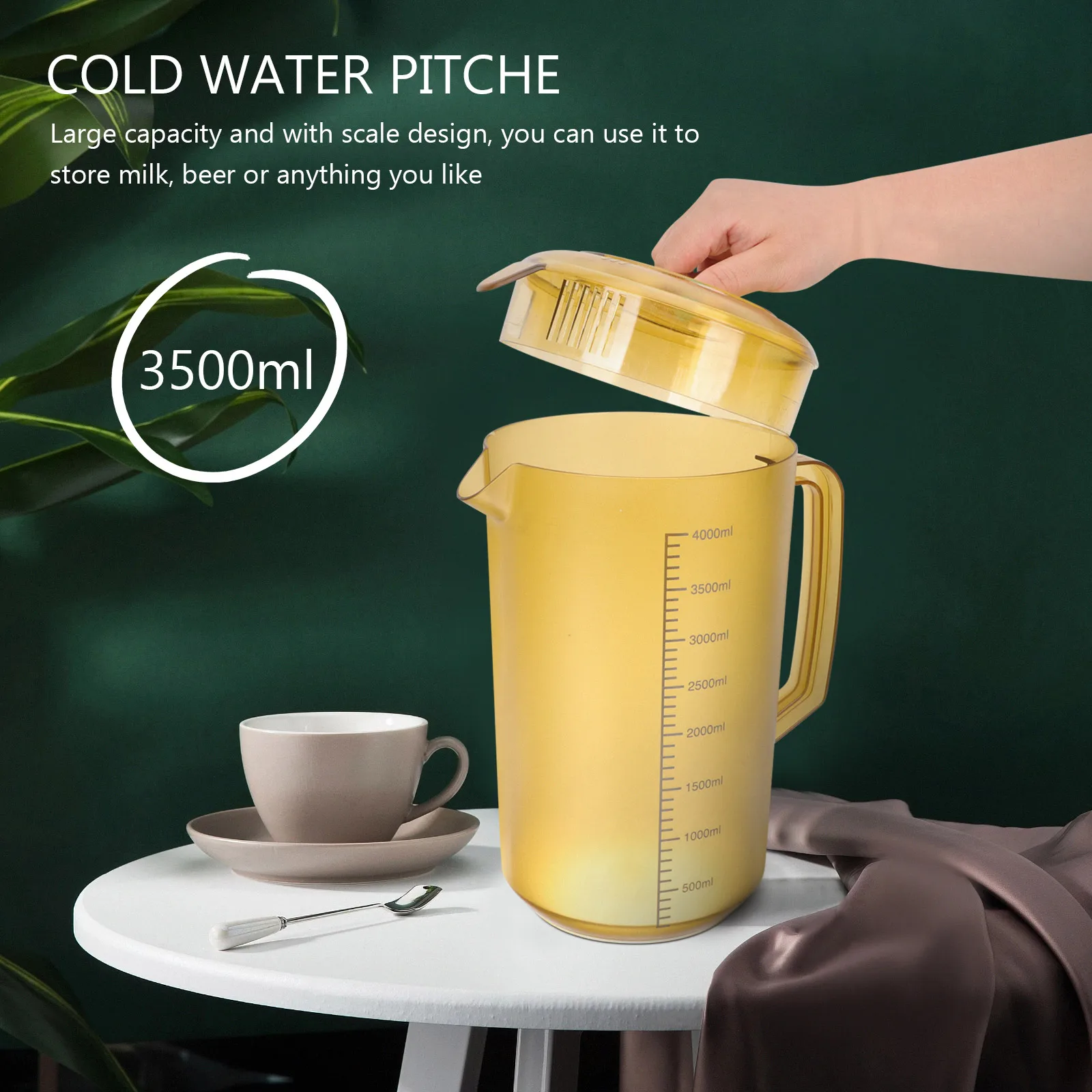 Cold Water Bottle Jug Iced Jugs Tea Drinks Clear Pitcher Acrylic Container Pitchers Kettle Pipe
Cold Water Bottle Jug Iced Jugs Tea Drinks Clear Pitcher Acrylic Container Pitchers Kettle Pipe