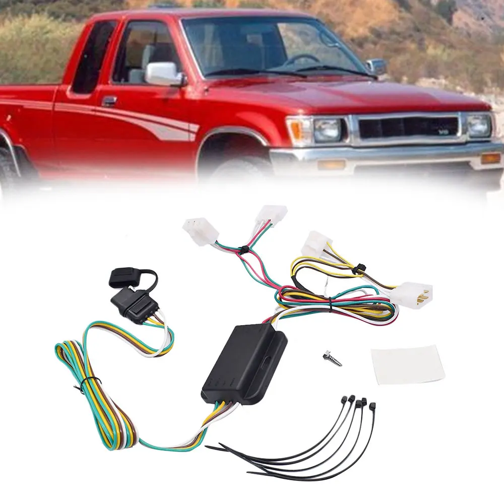 4-контактный жгут проводов прицепа для Toyota Pickup 1989-1995 годов и Toyota Tacoma 55379 1995-2004 гг., подключение света прицепа
4-контактный жгут проводов прицепа для Toyota Pickup 1989-1995 годов и Toyota Tacoma 55379 1995-2004 гг., подключение света прицепа