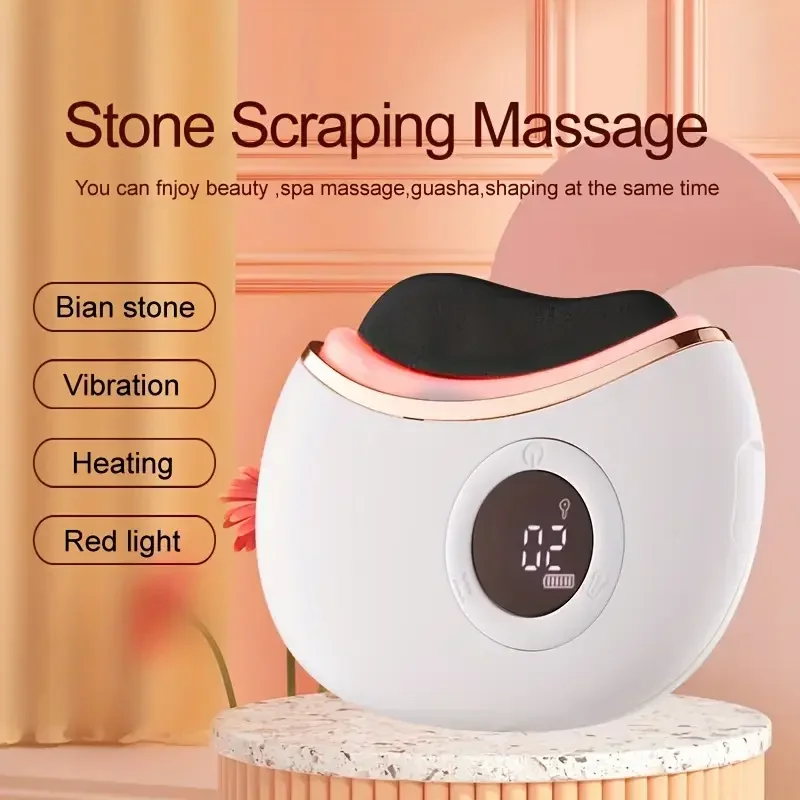Electric Scraping Massager Facial Beauty with Smart Heating for Meridian Relaxation and Skin Rejuvenation Meridian Therapy
Electric Scraping Massager Facial Beauty with Smart Heating for Meridian Relaxation and Skin Rejuvenation Meridian Therapy
