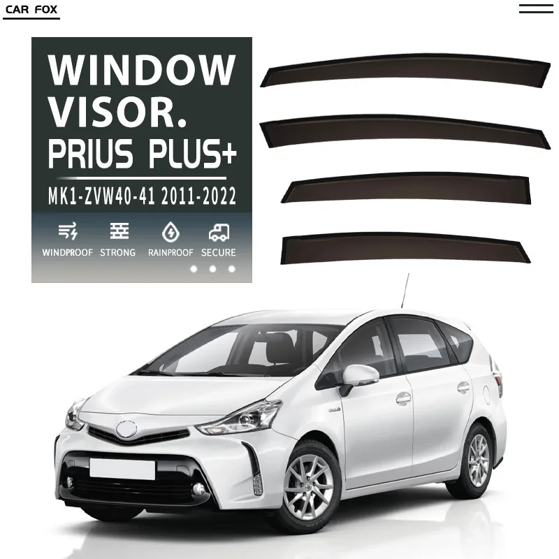 Suitable for Toyota Prius Plus+Window visor with rain and sun protection for windows
Suitable for Toyota Prius Plus+Window visor with rain and sun protection for windows