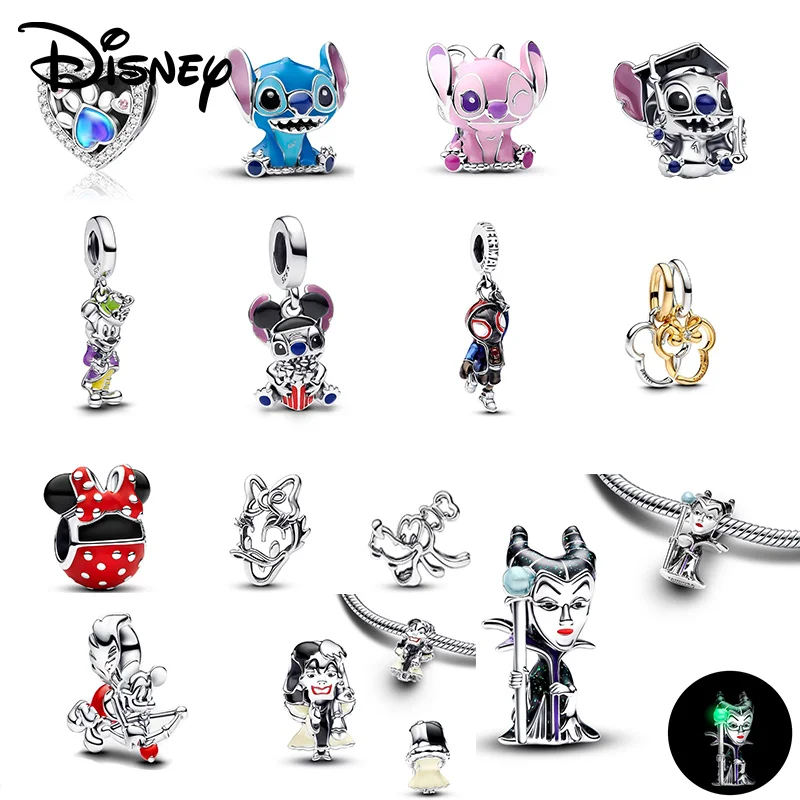 925 silver Disney variety Donald Duck Minnie Stitch pendant beads suitable for women DIY bracelet necklace
925 silver Disney variety Donald Duck Minnie Stitch pendant beads suitable for women DIY bracelet necklace