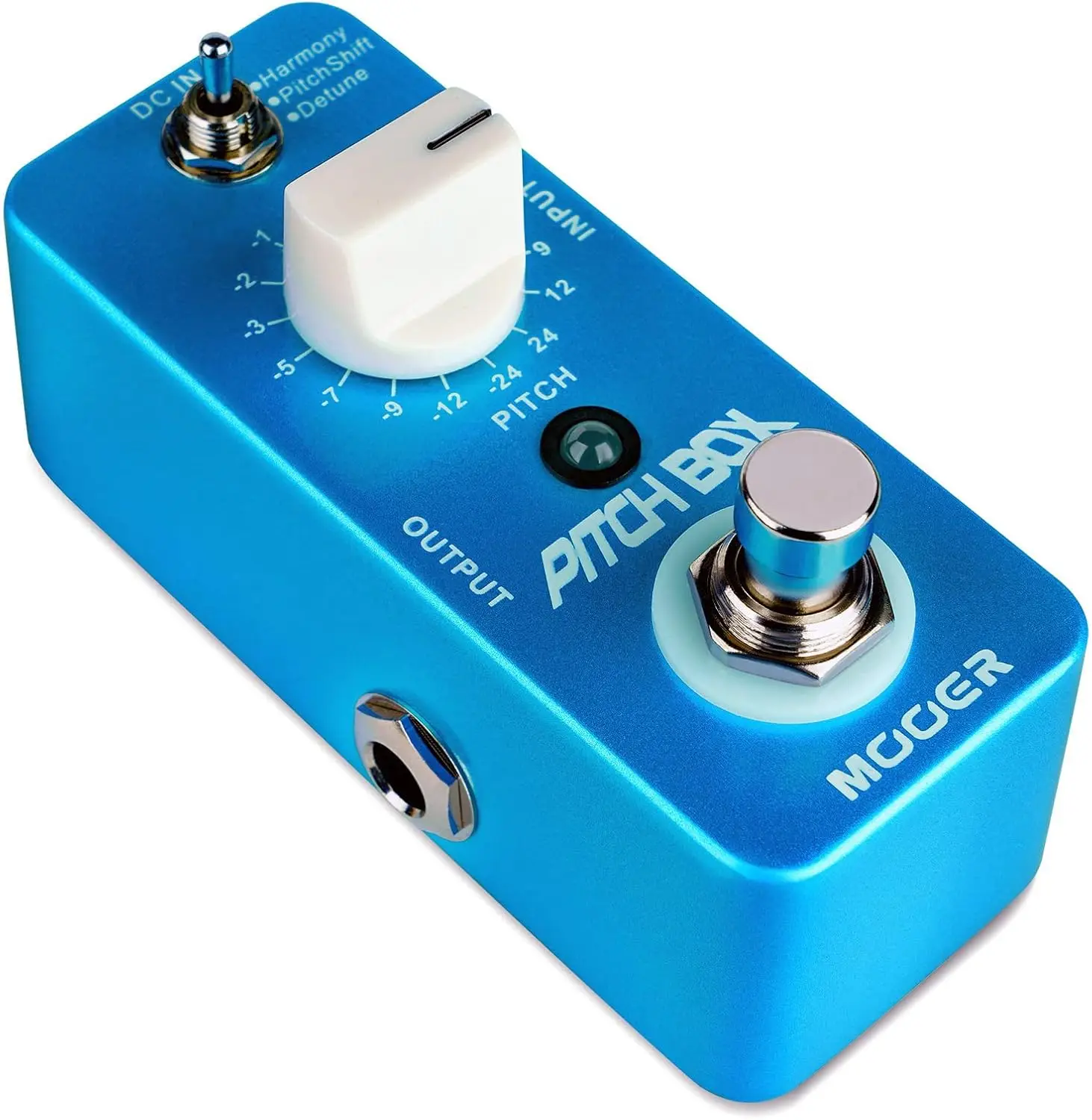 Pitch Harmonizer Guitar Effect Pedal with True Bypass, Octave & Detune, Mini Size
Pitch Harmonizer Guitar Effect Pedal with True Bypass, Octave & Detune, Mini Size