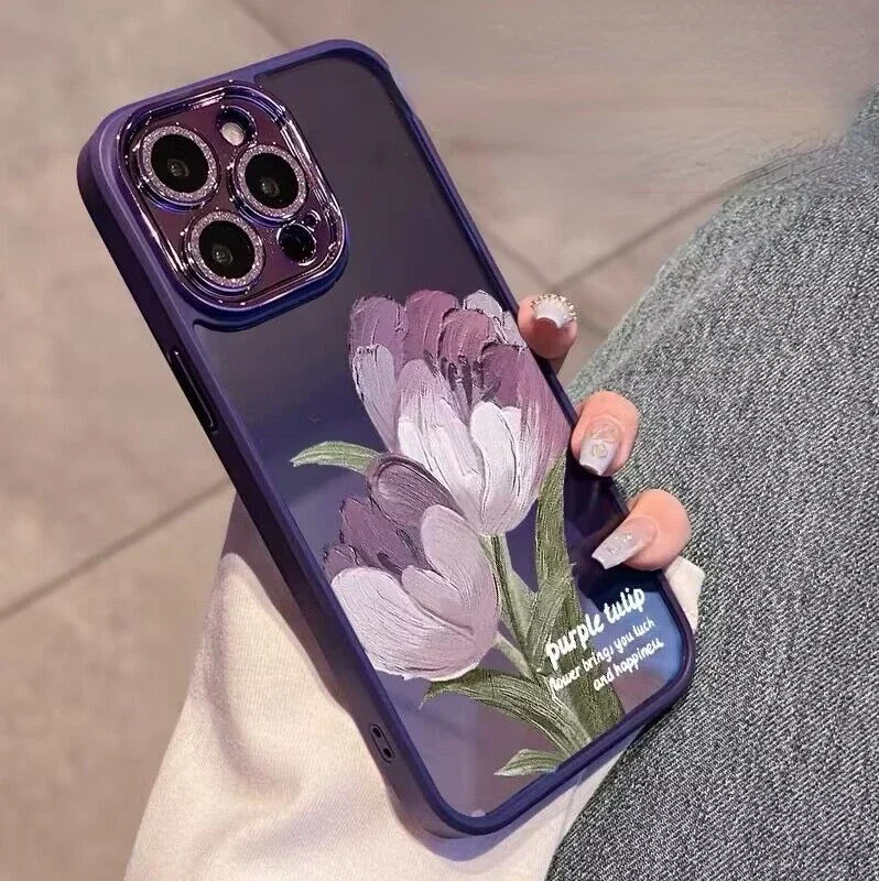 New for iPhone 14Max Glitter Lens Film Phone Case 13promax Vintage Oil Painting Flower 12Pro 11 All-inclusive Protection Cover
New for iPhone 14Max Glitter Lens Film Phone Case 13promax Vintage Oil Painting Flower 12Pro 11 All-inclusive Protection Cover