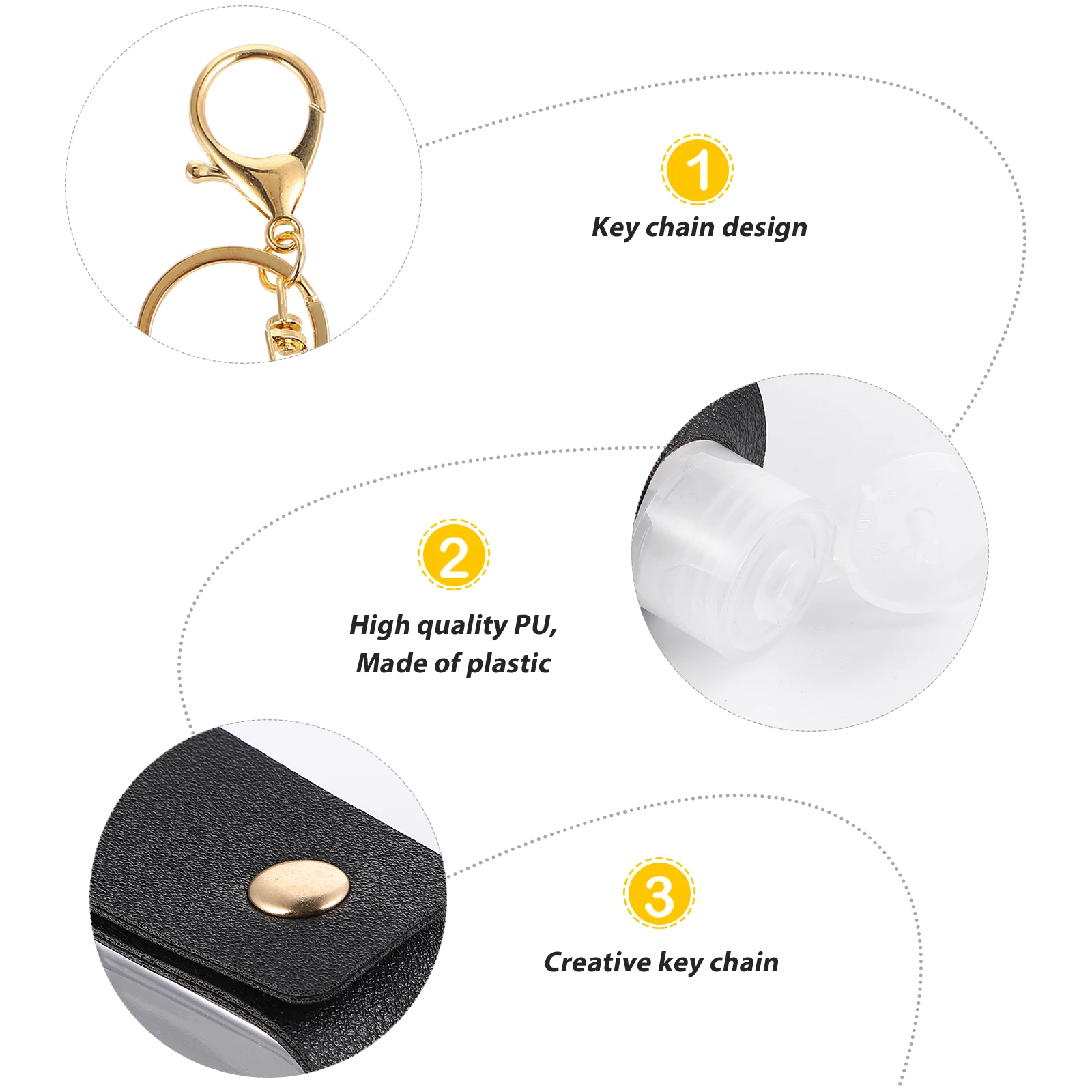 Portable Perfume Bottle Hand Case Keychain Lotion Travel Empty Bottle Cover Storage Cosmetics Disinfectant
Portable Perfume Bottle Hand Case Keychain Lotion Travel Empty Bottle Cover Storage Cosmetics Disinfectant