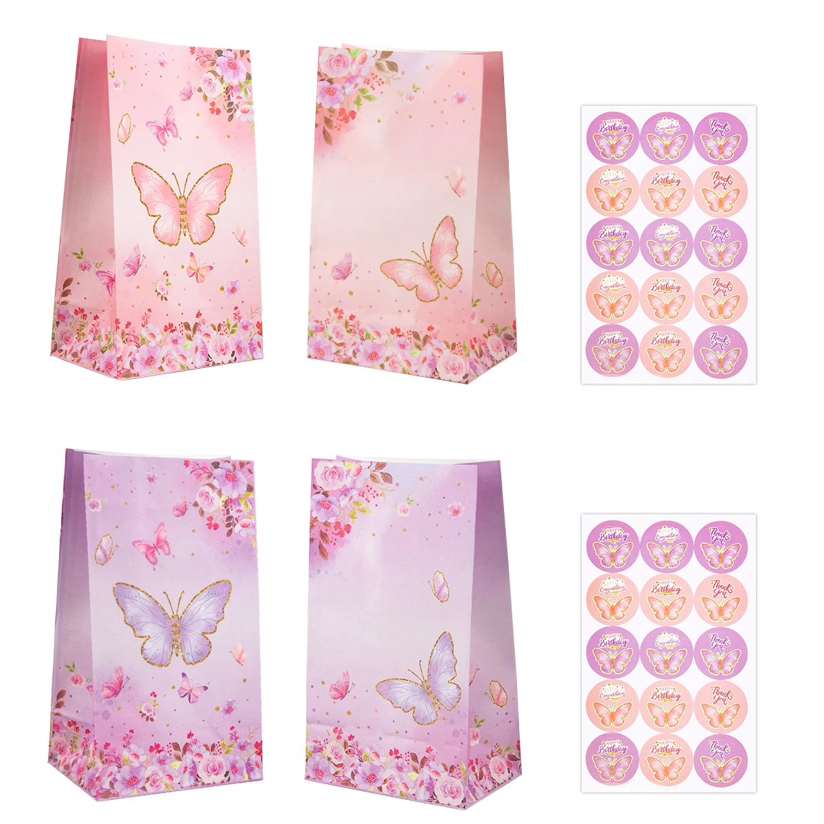 10pcs Butterfly Theme paper Gift Bags Cookie Candy Packing Bag Butterfly Birthday Party Decor Girl Baby Shower Spring Party
10pcs Butterfly Theme paper Gift Bags Cookie Candy Packing Bag Butterfly Birthday Party Decor Girl Baby Shower Spring Party