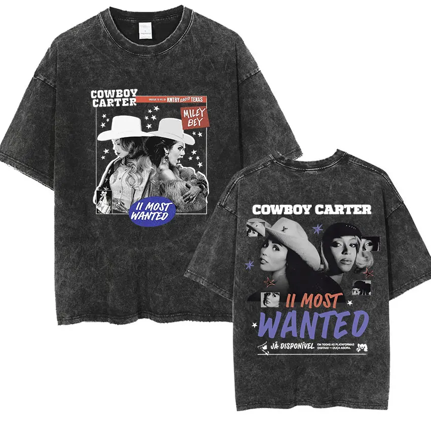 Cowboy Carter Beyonce Tour 2025 Vintage Washed T Shirts Men Women Hip Hop Harajuku T-shirt Summer Clothing Cotton Tees Ins
Cowboy Carter Beyonce Tour 2025 Vintage Washed T Shirts Men Women Hip Hop Harajuku T-shirt Summer Clothing Cotton Tees Ins