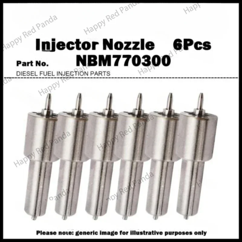 6Pcs Injector Nozzle NBM770300 1813860C1 for Navistar CASE DT-360 & 466 DTA-360
6Pcs Injector Nozzle NBM770300 1813860C1 for Navistar CASE DT-360 & 466 DTA-360