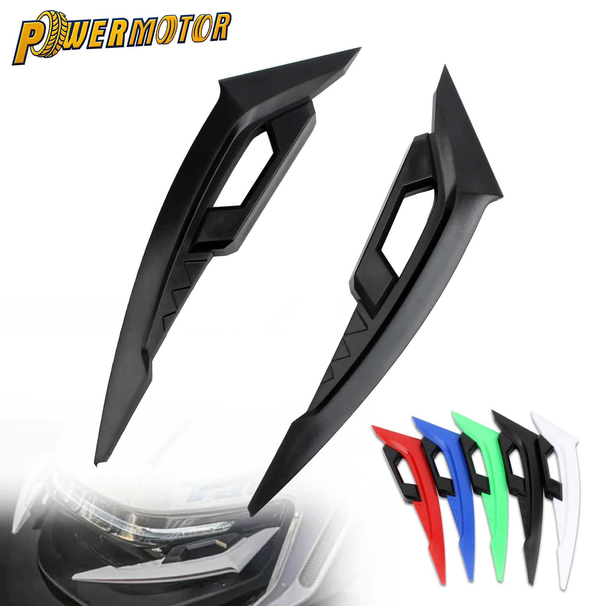 250SR Winglets Universal Motorcycle Front Side Spoiler Aerodynamic Wing Fixed Wind Wing Moto Motorbike Accesorios Enduro
250SR Winglets Universal Motorcycle Front Side Spoiler Aerodynamic Wing Fixed Wind Wing Moto Motorbike Accesorios Enduro