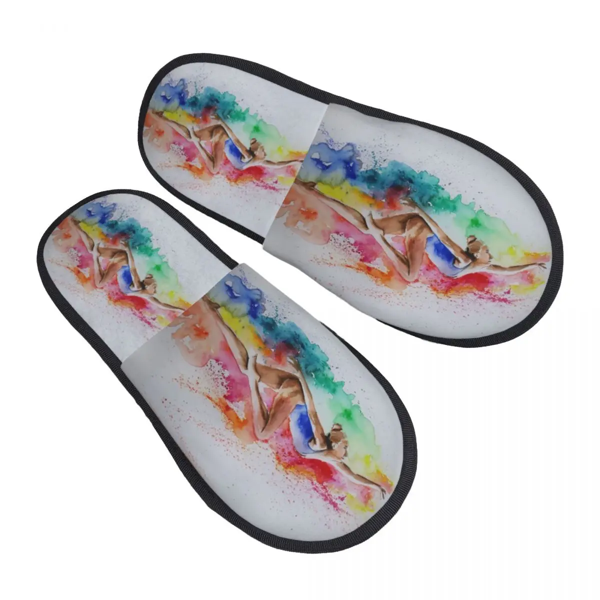 Custom Elegant Gymnastics Art Print House Slippers Women Comfy Memory Foam Slip On Bedroom Slipper Shoes
Custom Elegant Gymnastics Art Print House Slippers Women Comfy Memory Foam Slip On Bedroom Slipper Shoes