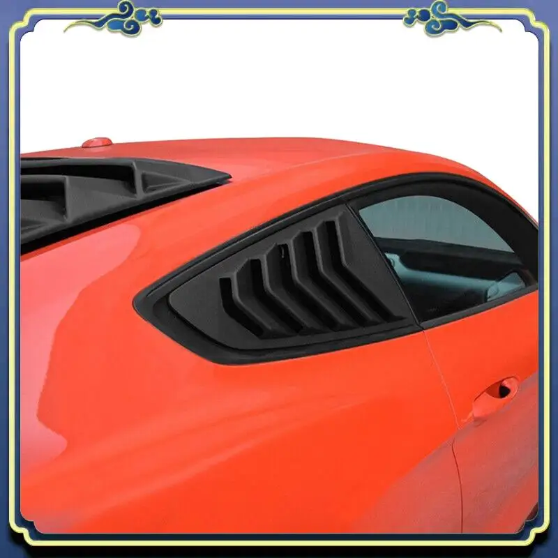 AU16-1 Pair Rear Side Vent Quarter Window Louver Shutter Cover Trim Car Accessories ABS For 2015-2022 Ford Mustang 
AU16-1 Pair Rear Side Vent Quarter Window Louver Shutter Cover Trim Car Accessories ABS For 2015-2022 Ford Mustang
