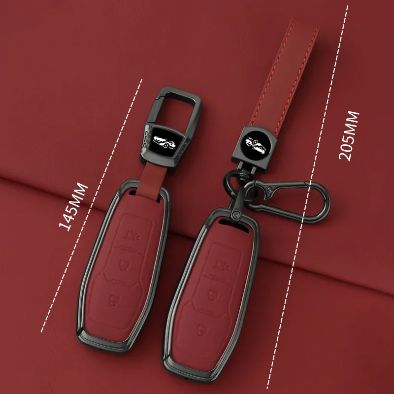 Metal Leather Car Key Case Cover For Ford Focus 3 4 ST Mondeo 5 MK5 Mustang F-150 Explorer Edge Fiesta Kuga MK3 4 Keychain Fob
Metal Leather Car Key Case Cover For Ford Focus 3 4 ST Mondeo 5 MK5 Mustang F-150 Explorer Edge Fiesta Kuga MK3 4 Keychain Fob