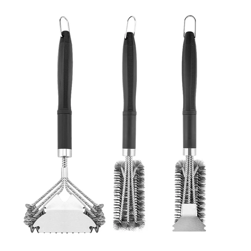 Grill Cleaning Brush BBQ Tool Stainless Steel Barbecue Cleaner Brush Set Best BBQ Accessories for Kitchen
Grill Cleaning Brush BBQ Tool Stainless Steel Barbecue Cleaner Brush Set Best BBQ Accessories for Kitchen