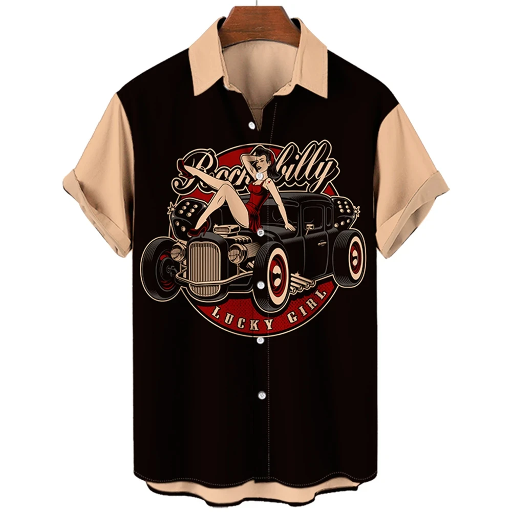 Hawaiian men's 3D printed shirt, suitable for beach vacation style summer street fashion, quick-drying and comfortable top
Hawaiian men's 3D printed shirt, suitable for beach vacation style summer street fashion, quick-drying and comfortable top
