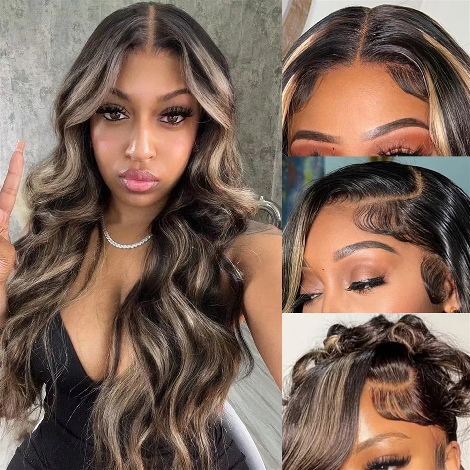 Highlight Wig Human Hair 13x6 HD Lace Front Human Hair Wigs For Women Glueless Body Wave Honey Blonde 13X4 Full Lace Frontal Wig
Highlight Wig Human Hair 13x6 HD Lace Front Human Hair Wigs For Women Glueless Body Wave Honey Blonde 13X4 Full Lace Frontal Wig
