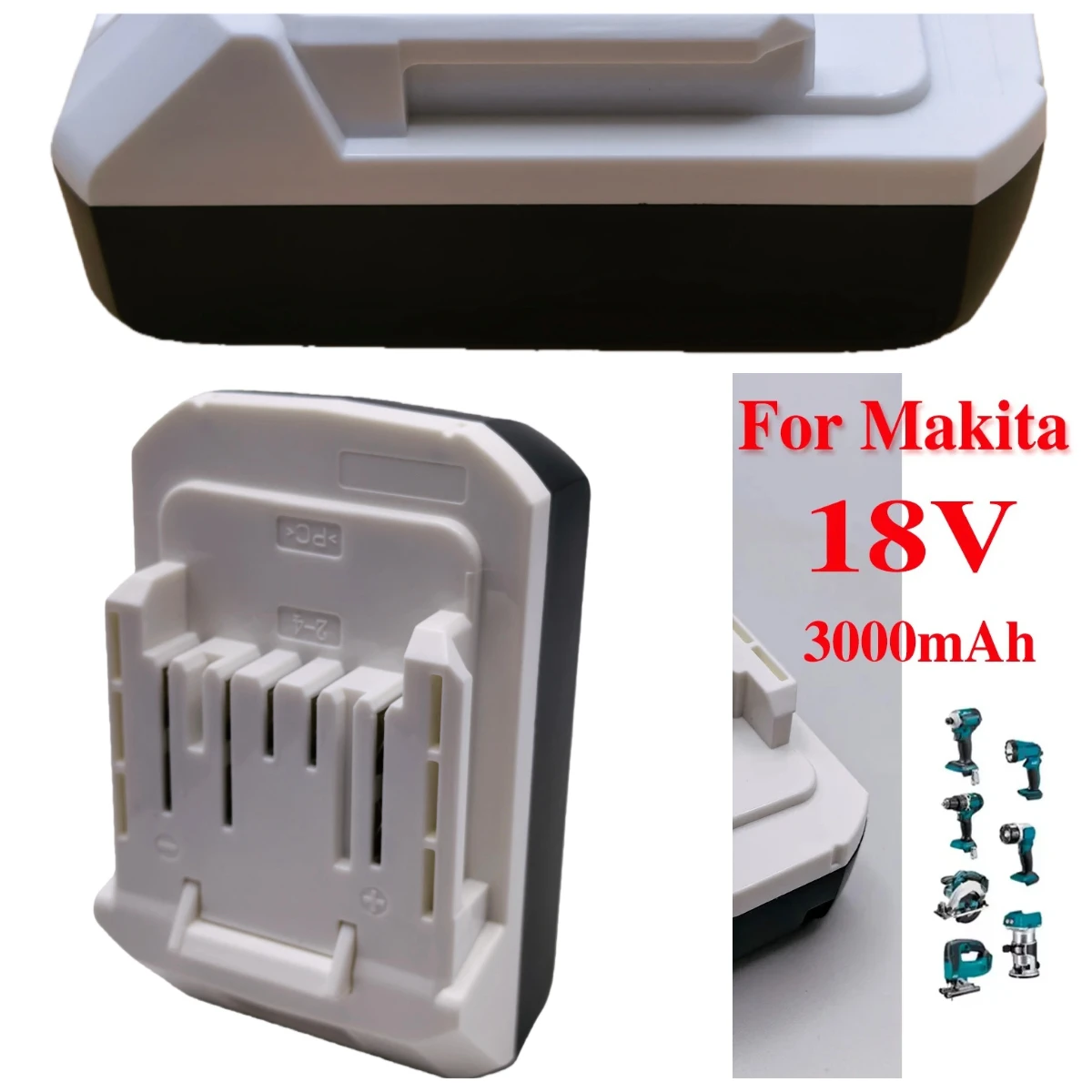 Аккумулятор для электроинструментов 18В Li-ion 3.0Ач для Makita BL1813G BL1811G BL1815G BL1820G BL1813G BL1811G 195608-4
Аккумулятор для электроинструментов 18В Li-ion 3.0Ач для Makita BL1813G BL1811G BL1815G BL1820G BL1813G BL1811G 195608-4