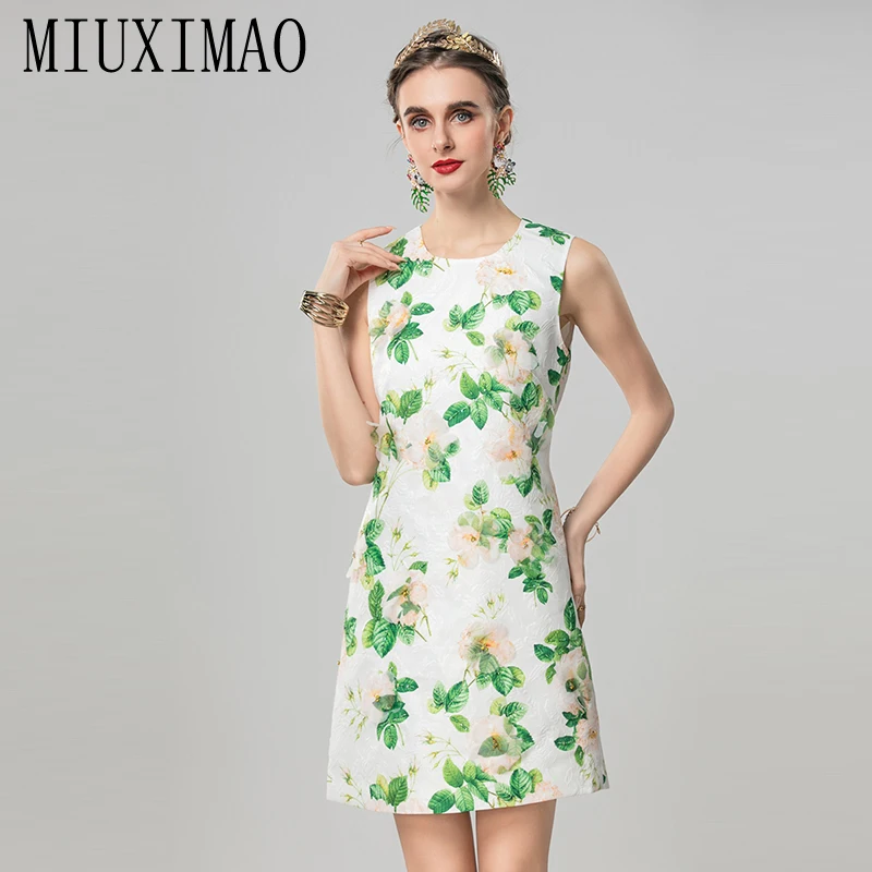 MIUXIMAO 2021, весенне-летнее платье, модное трапециевидное платье с круглым вырезом без рукавов, 3D цветочное платье с бриллиантами, элегантное короткое женское платье
MIUXIMAO 2021, весенне-летнее платье, модное трапециевидное платье с круглым вырезом без рукавов, 3D цветочное платье с бриллиантами, элегантное короткое женское платье