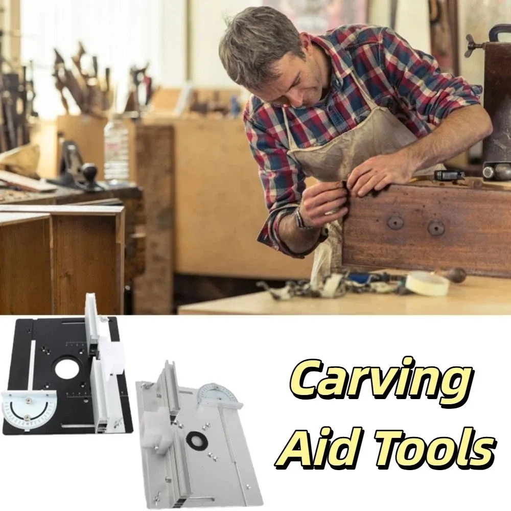 Aluminum Alloy Router Table Insert Plate Flip Board Miter Gauge Guide Wood Milling Machine Sliding Brackets
Aluminum Alloy Router Table Insert Plate Flip Board Miter Gauge Guide Wood Milling Machine Sliding Brackets