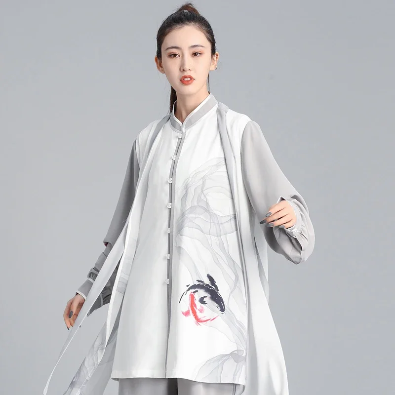 Kung Fu Dress Martial Art Uniform Wushu Clothing Tai Chi Clothes Unisex Women And Men Kun Master Three Pieces Set 2023 New Style
Kung Fu Dress Martial Art Uniform Wushu Clothing Tai Chi Clothes Unisex Women And Men Kun Master Three Pieces Set 2023 New Style