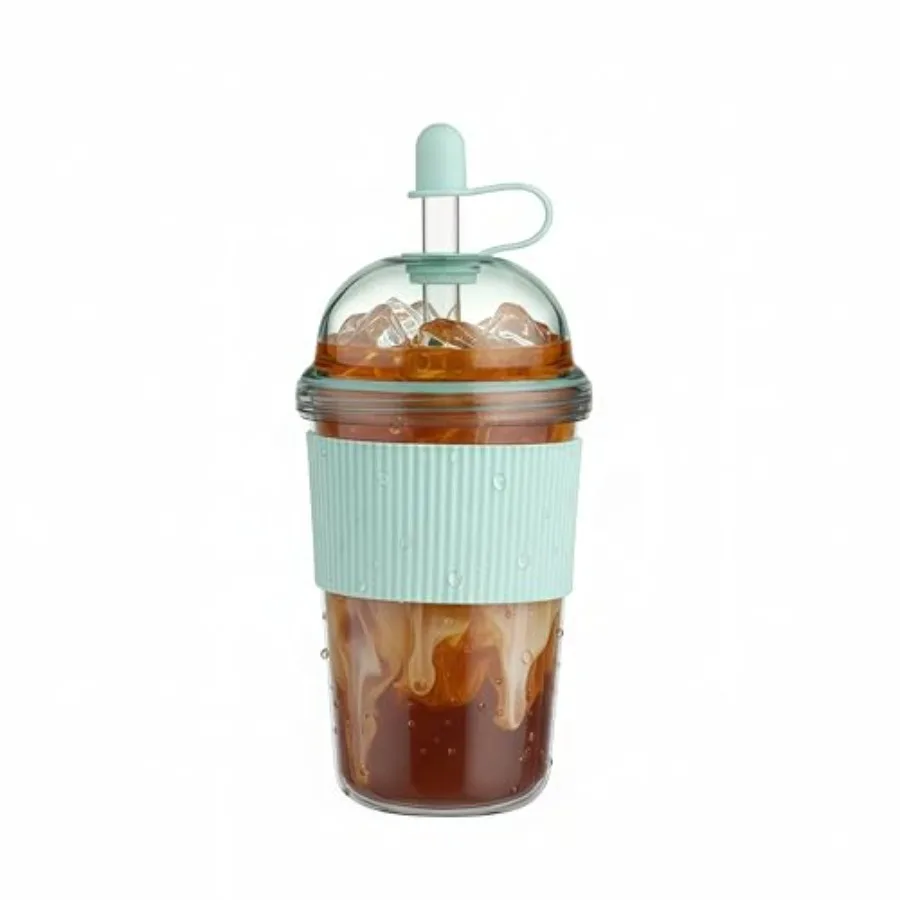 Reusable Ices Coffee Cups with Lids and Straws 17oz, Boba Cup with Straw, Tumbler with Silicone Sleeve for Cold Drinks, Iced Co
Reusable Ices Coffee Cups with Lids and Straws 17oz, Boba Cup with Straw, Tumbler with Silicone Sleeve for Cold Drinks, Iced Co
