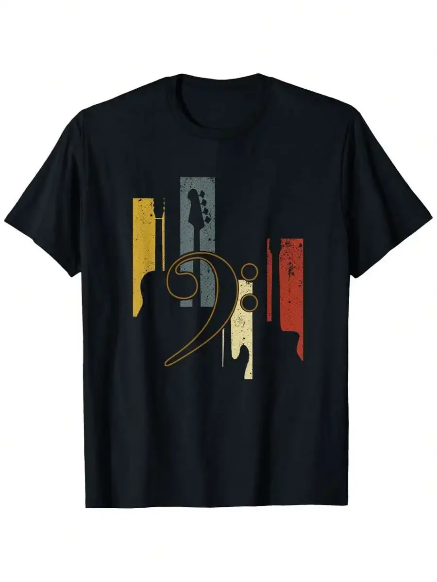 Black Cotton Short Sleeve Casual Tee Shirt For Men Women Vintage Music Graphic Print Summer T-Shirt
Black Cotton Short Sleeve Casual Tee Shirt For Men Women Vintage Music Graphic Print Summer T-Shirt