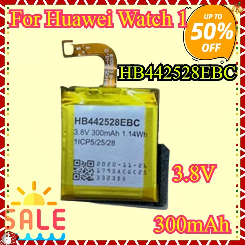 New Replacement Battery HB442528EBC For Huawei Watch 1 Smart Watch Battery 300mAh
New Replacement Battery HB442528EBC For Huawei Watch 1 Smart Watch Battery 300mAh