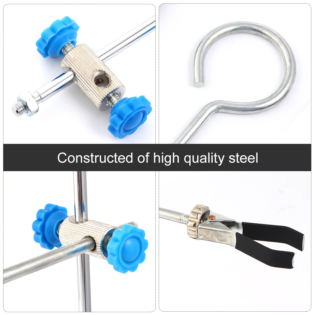 1pc Portable Mini Square Base Stand 30cm Height Laboratory Support Chemistry Physics Experiment Supplies Stable Flask Holder
1pc Portable Mini Square Base Stand 30cm Height Laboratory Support Chemistry Physics Experiment Supplies Stable Flask Holder