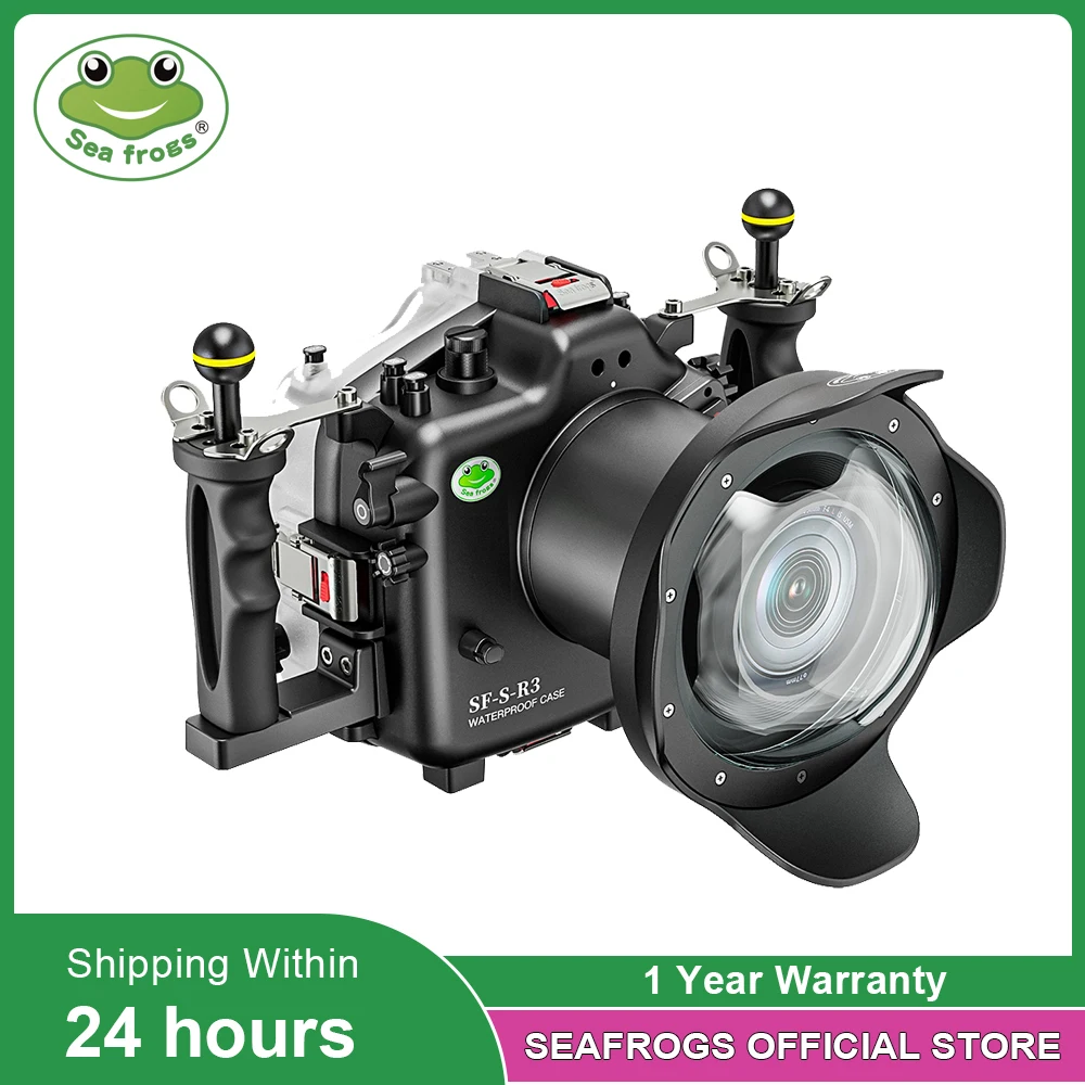Seafrogs New Diving Case Underwater Camera Housing With Dome Port Alloy Tray For Canon EOS R3 For16-35mm 24-105mm 100mm17-40mm
Seafrogs New Diving Case Underwater Camera Housing With Dome Port Alloy Tray For Canon EOS R3 For16-35mm 24-105mm 100mm17-40mm