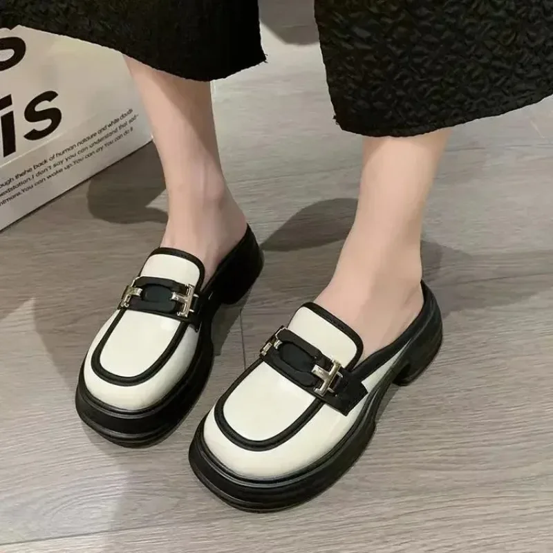 Mary Jane Women's Shoes 2026 New Style French Thick-soled Semi-loafers, Versatile Single Shoes,British-style Small Leather Shoes
Mary Jane Women's Shoes 2026 New Style French Thick-soled Semi-loafers, Versatile Single Shoes,British-style Small Leather Shoes