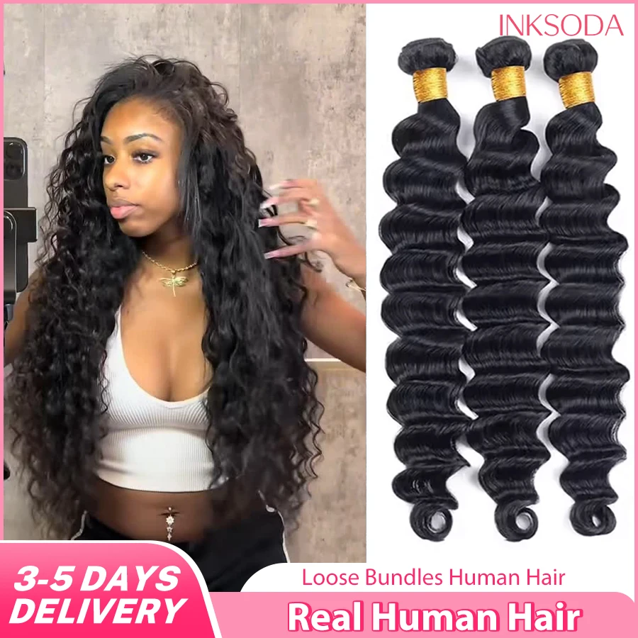 Loose Wave Bundles 30 Inch 12A Brazilian Human Hair Unprocessed Virgin 1-4 Bundles Natural Black Weave Hair Extensions For Women
Loose Wave Bundles 30 Inch 12A Brazilian Human Hair Unprocessed Virgin 1-4 Bundles Natural Black Weave Hair Extensions For Women