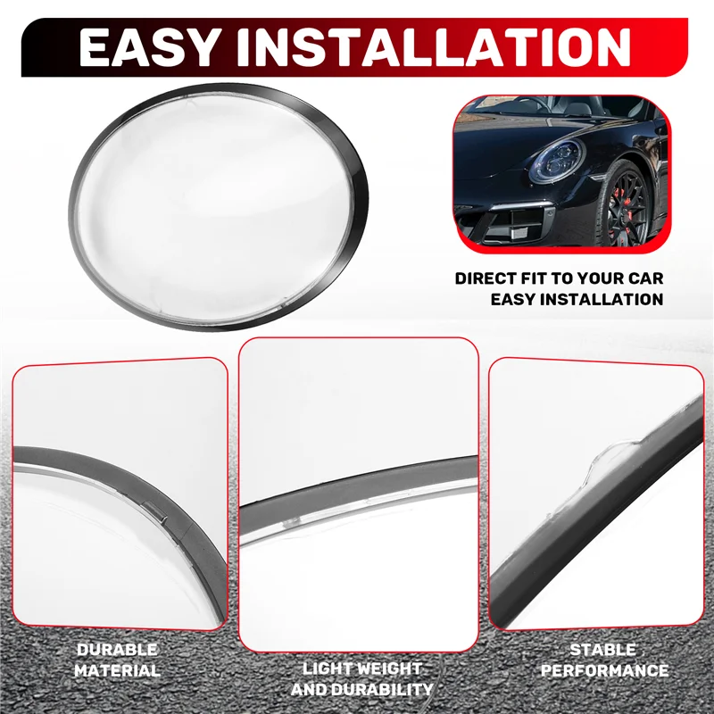 Black Edge Headlamp Cover Transparent Shade Lamp Headlight Glass Shell Lens For Porsche 911 991 Targa/Carrera 12-18-X59A
Black Edge Headlamp Cover Transparent Shade Lamp Headlight Glass Shell Lens For Porsche 911 991 Targa/Carrera 12-18-X59A