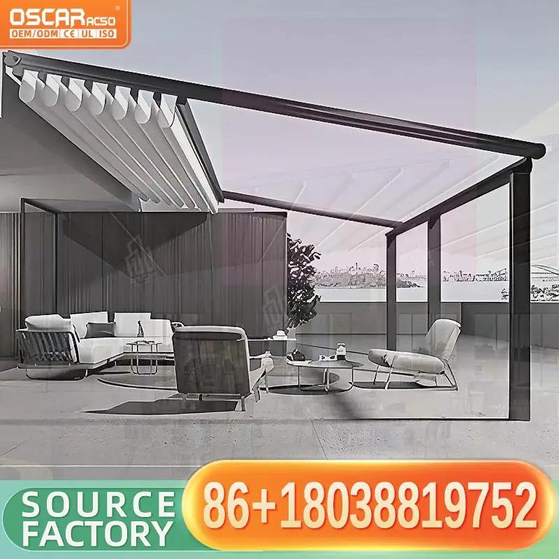 Folding Canopy Roof Powder Coated Aluminum Outdoor Sun Protection Wind Resistant Motorized Remote Controlled for Garden Patio an
Folding Canopy Roof Powder Coated Aluminum Outdoor Sun Protection Wind Resistant Motorized Remote Controlled for Garden Patio an