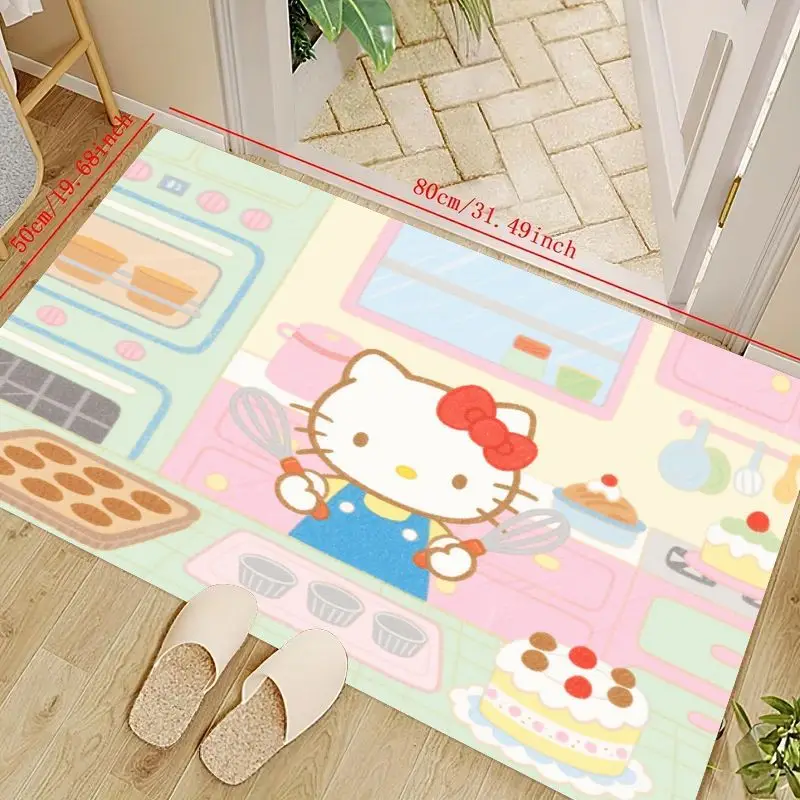 1 шт. Kawaii Hello Kitty выпечка кухонный коврик с героями мультфильмов 50x80 см (19,68x31,49 дюйма) нескользящий мягкий впитывающий приветственный коврик, C
1 шт. Kawaii Hello Kitty выпечка кухонный коврик с героями мультфильмов 50x80 см (19,68x31,49 дюйма) нескользящий мягкий впитывающий приветственный коврик, C