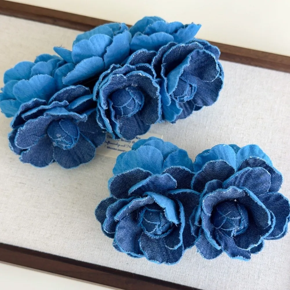 Elegant Denim Blue Flower Banana Clips Camellia Korean Style Women Vertical Clip Cloth Plastic Floral Twisted Hair Clip Summer
Elegant Denim Blue Flower Banana Clips Camellia Korean Style Women Vertical Clip Cloth Plastic Floral Twisted Hair Clip Summer