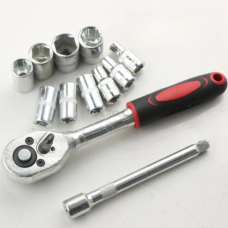 Car Rapair Ratchet Wrench Tools Set Reinforce Wear Resistant and Durable Multifunctional Socket Wrench Combination Hand Tools
Car Rapair Ratchet Wrench Tools Set Reinforce Wear Resistant and Durable Multifunctional Socket Wrench Combination Hand Tools